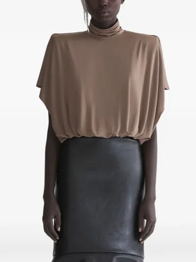 Mugler Drapierter Body In Multi