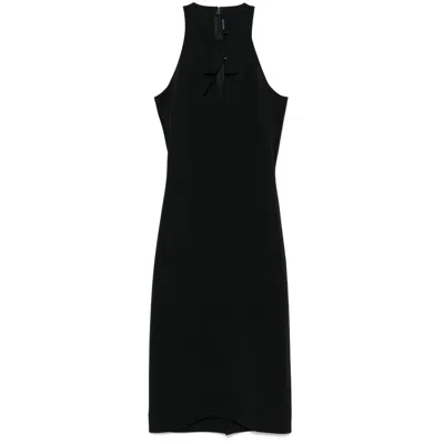 Mugler Dresses In Black