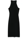 Mugler Dresses In Black