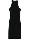 Mugler Dresses In Black