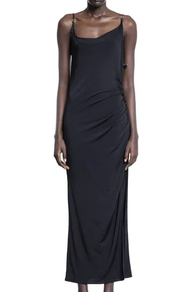 Mugler Dresses In Black