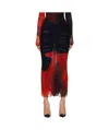 Mugler Elastic Waist Skirt In Black