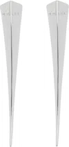 Mugler Engraved-logo Earrings