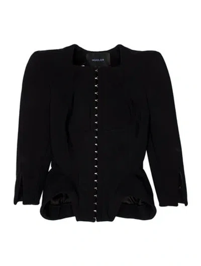 Pre-owned Mugler Evening Jacket In Blue
