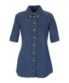 Mugler Fitted Button-up Top In Multi