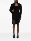 Mugler Fitted-waist Blazer In Black