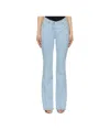 Mugler Rhinestone-embellished Flared Jeans In Blue