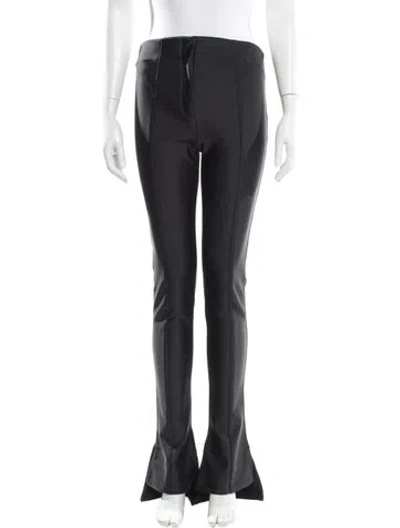 Pre-owned Mugler Flared Pants In Black