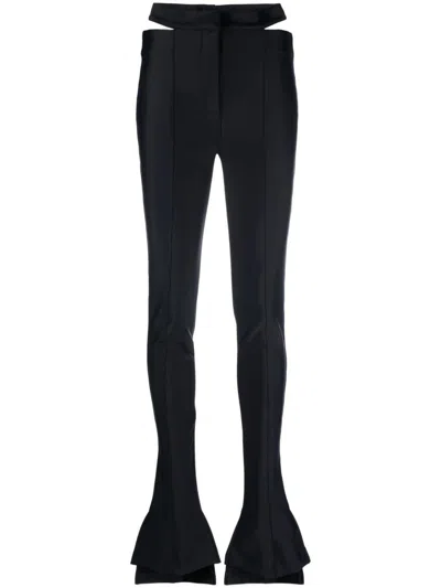 MUGLER MUGLER FLARED STRETCH TROUSERS