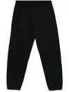 Mugler Cotton Track Trousers In Black