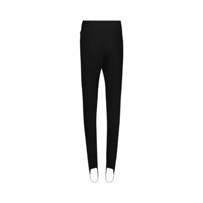 Pre-owned Mugler Footrest Leggings 'black' | Women's Size 36