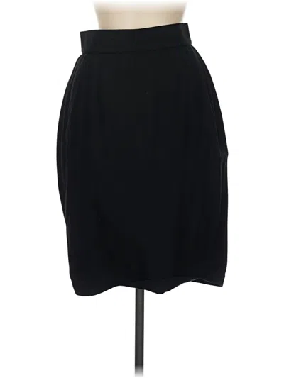 Pre-owned Mugler Formal Skirt In Black