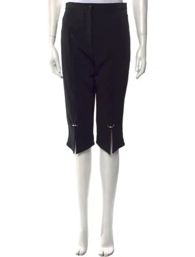 Pre-owned Mugler Graphic Print Joggers W/ Tags In Black