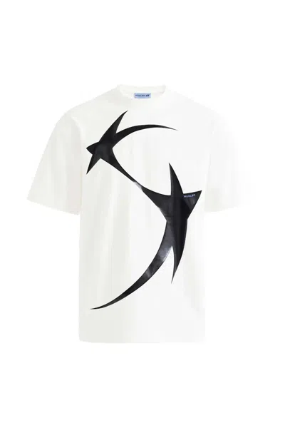 Pre-owned Mugler H&m Printed T-shirt (mens) In White