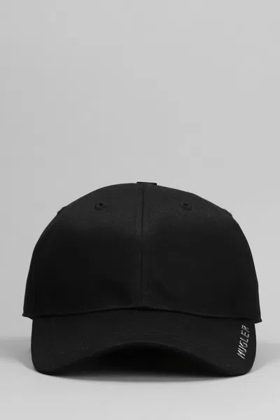 Mugler Hats In Black Cotton