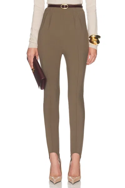 Mugler High Waist Legging In Gray