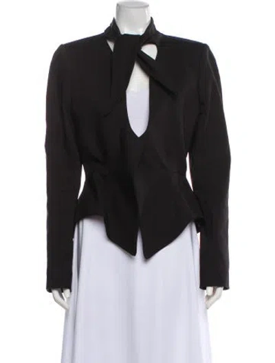 Pre-owned Mugler Jacket In Black