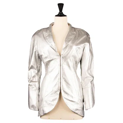 Pre-owned Mugler Jacket By Thierry  Summer 1989 In Sand
