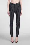Mugler Jeans In Blue Denim