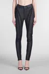Mugler Jeans In Blue Denim
