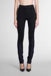 Mugler Jeans In Black Denim