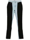 Mugler Woman Jeans Blue Size 31 Organic Cotton In Black