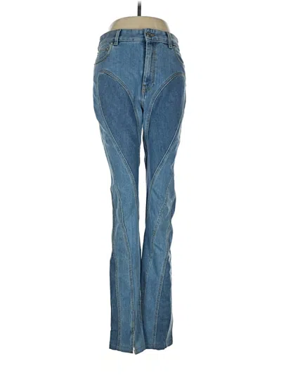 Pre-owned Mugler Jeans In Blue