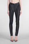 Mugler Jeans In Blue Denim