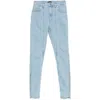 Mugler Denim Tapered Jeans In Multicolor