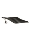 Mugler Pointed-toe Mules In Black