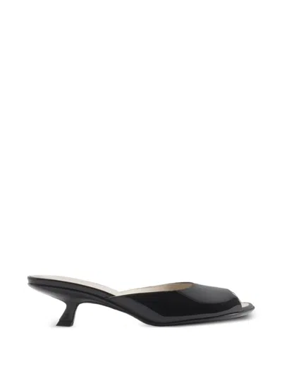 Mugler Kitten-heel Sandals In Black