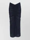 Mugler Knee Length And Midi Skirt In Black
