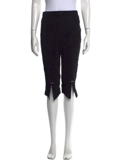 Pre-owned Mugler Knee-length Shorts In Black