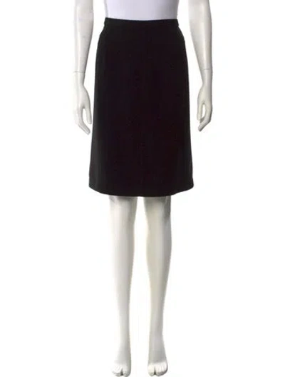 Pre-owned Mugler Knee-length Skirt In Black