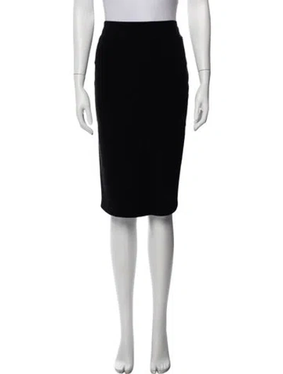 Pre-owned Mugler Knee-length Skirt In Blue