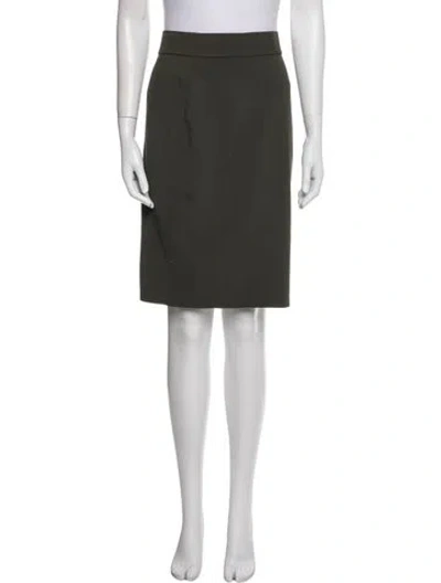 Pre-owned Mugler Knee-length Skirt In Green