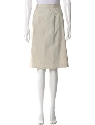 Pre-owned Mugler Knee-length Skirt In Neutral