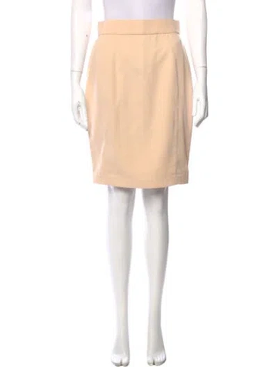 Pre-owned Mugler Knee-length Skirt In Neutral