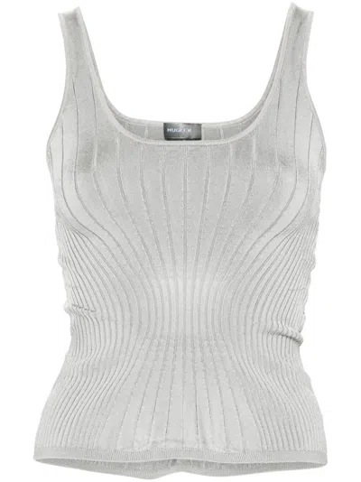 MUGLER KNIT TANK TOP - WOMEN'S - RAYON/NYLON/ELASTANE