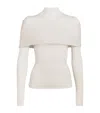 MUGLER KNITTED LONG-SLEEVE TOP