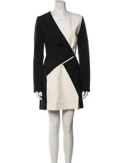 Pre-owned Mugler Late 2000's - Early 2010's Mini Dress In Black