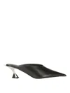 Mugler Pointed-toe Mules In Black