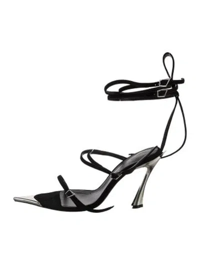 Pre-owned Mugler Leather Pumps In Black