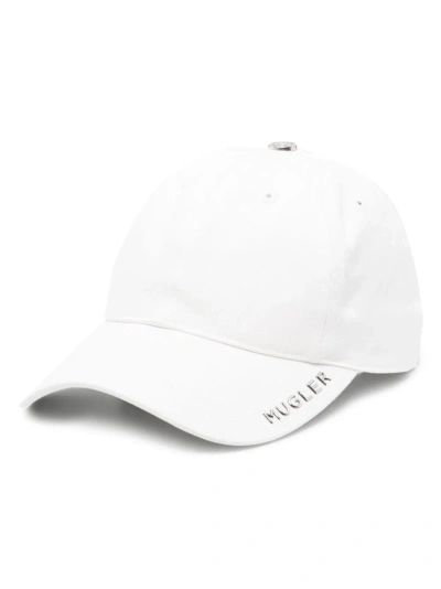 Mugler Logo-lettering Baseball Cap In White