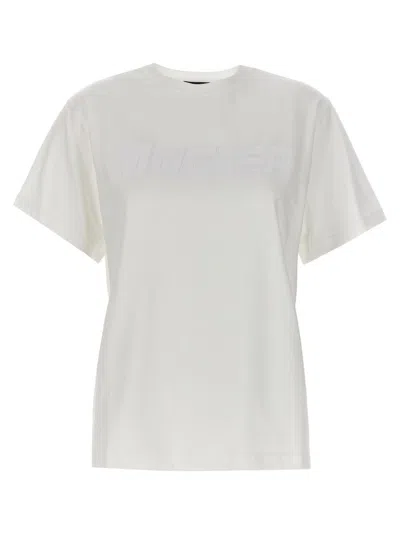 Mugler Logo T-shirt In White