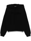 Mugler Fleece Sweatshirt With In 黑色
