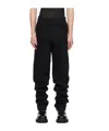 Mugler Logo-patch Denim Jeans In Black