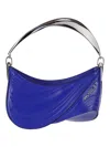 Mugler Logo Plaque Zipped Shoulder Bag In 6020