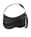 Mugler Black Small Spiral Curve 01 Bag In Black