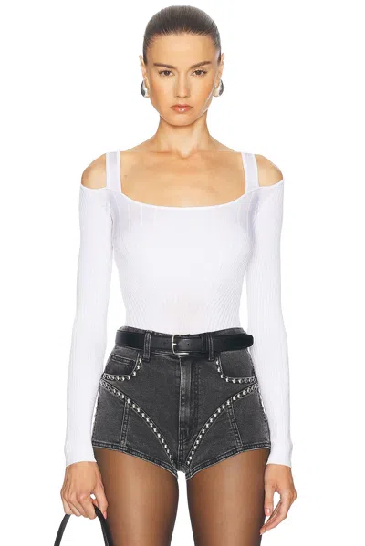 MUGLER LONG SLEEVE BODYSUIT
